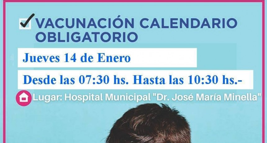 VACUNACIÓN DEL CALENDARIO OBLIGATORIO