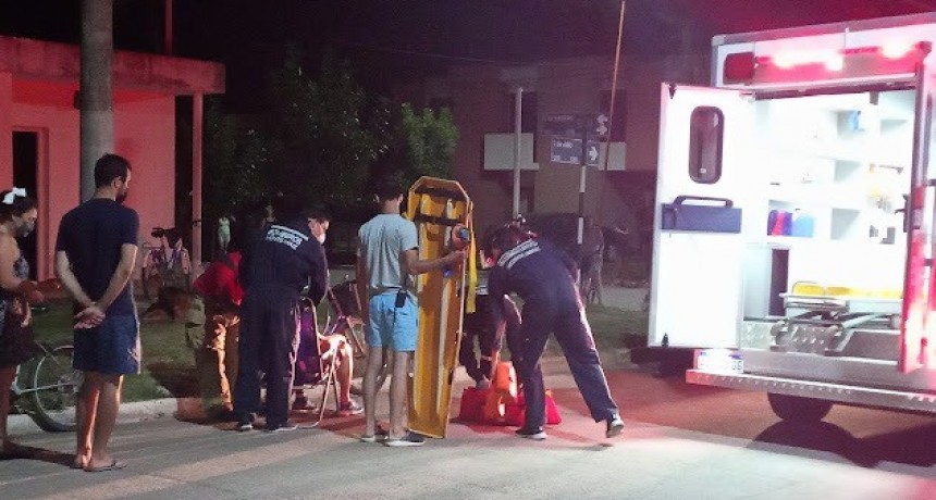 HOMBRE SE CAYÓ DE LA BICI