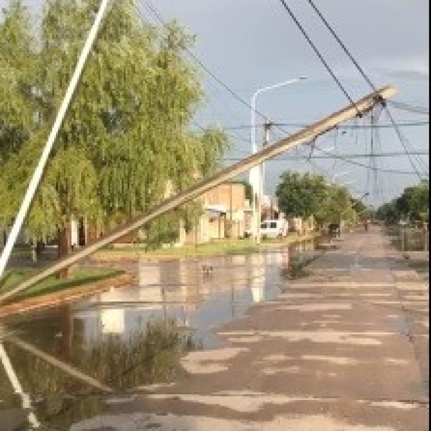 TORMENTA OCASIONÓ DAÑOS EN MARCOS JUÁREZ
