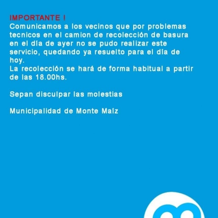 SOBRE LA RECOLECCIÓN DE RESIDUOS DOMICILIARIOS