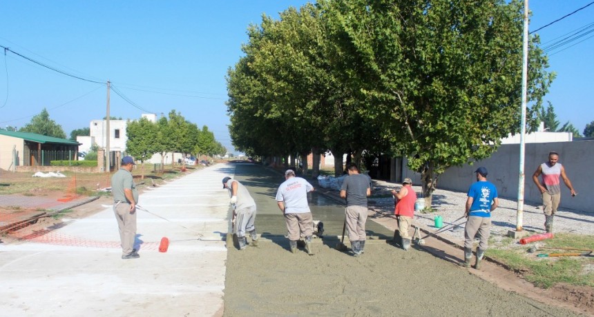 PAVIMENTACIÓN EN BARRIO DON ADOLFO