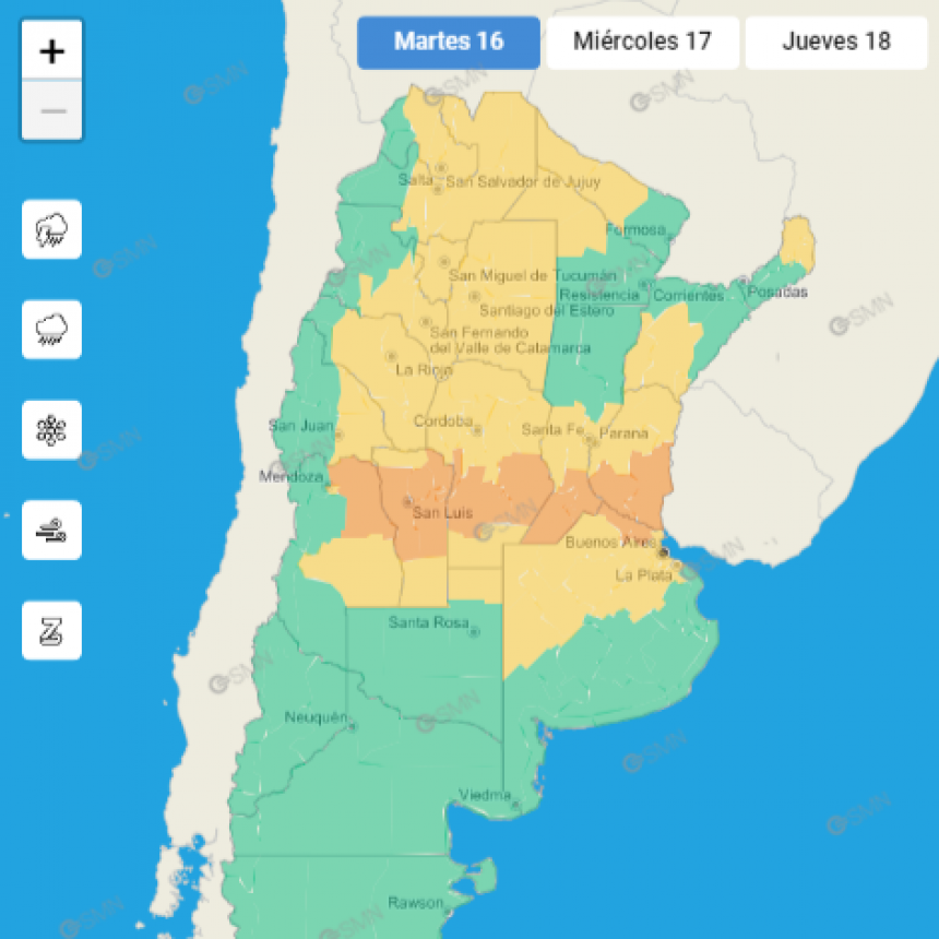 NUESTRA REGIÓN ESTA EN ALERTA METEOROLÓGICA