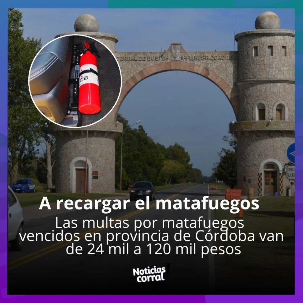 A CARGAR EL MATAFUEGOS