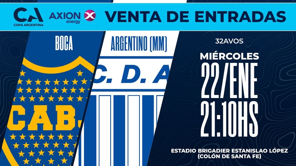 ARGENTINO VS BOCA: VENTA DE ENTRADAS