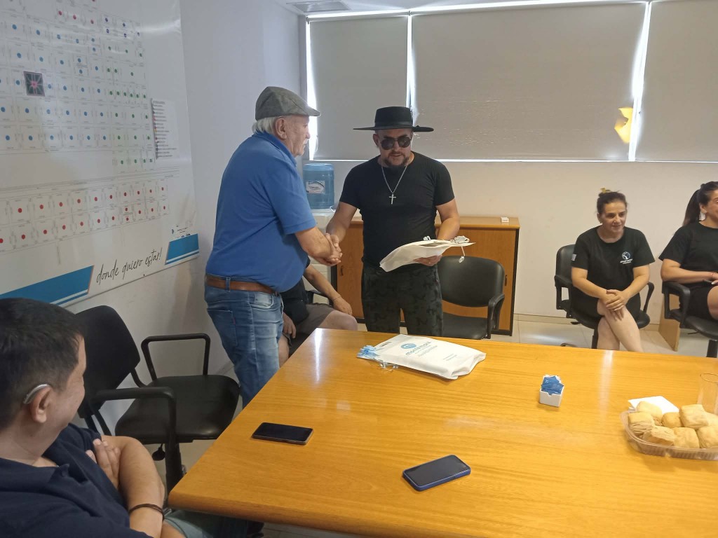 UN CAMPEÓN DEL MALAMBO AGRADECIDO CON MONTE MAÍZ