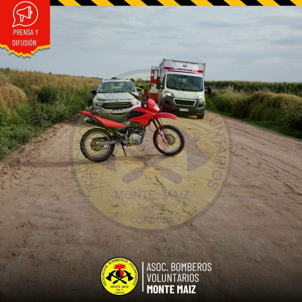 CAÍDA EN SOLITARIO DE LA MOTO