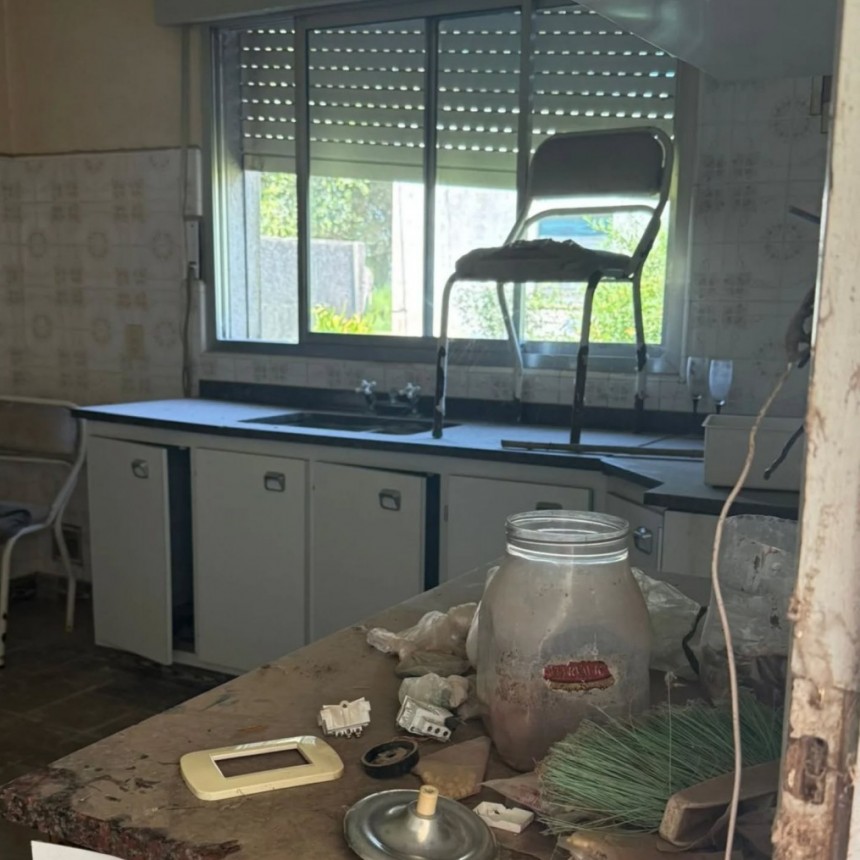 CORRAL DE BUSTOS: DESTROZOS EN VIVIENDA DESOCUPADA