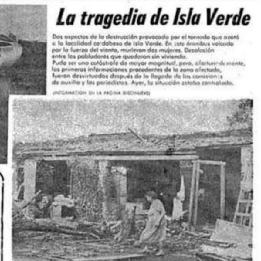 HACE 50 AÑOS ISLA VERDE SUFRIÓ UN TORNADO DEVASTADOR
