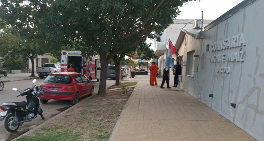 UN HOMBRE SUFRIÓ UNA CAÍDA EN LA COMISARÍA