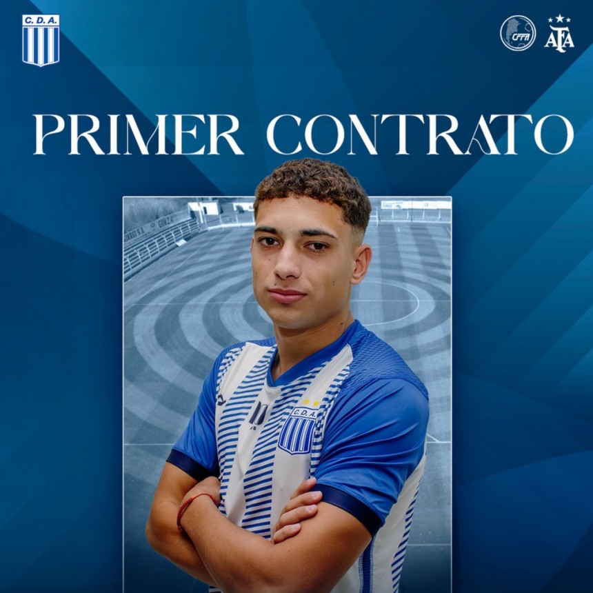 ARGENTINO: CRESPO FIRMÓ SU PRIMER CONTRATO PROFESIONAL