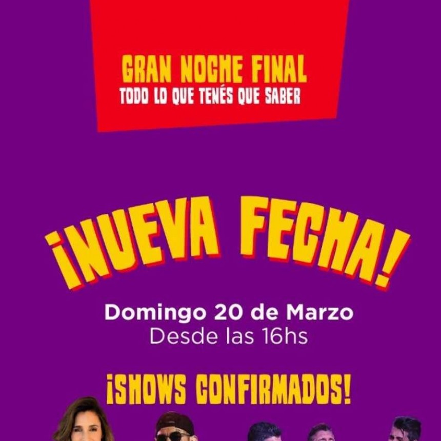 CUENTA REGRESIVA PARA LA NOCHE DEL SORTEO FINAL