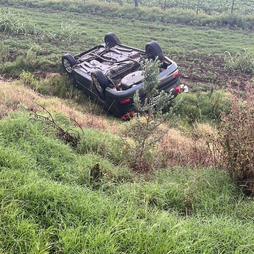 DESPISTE Y VUELCO EN SOLITARIO EN RUTA 3