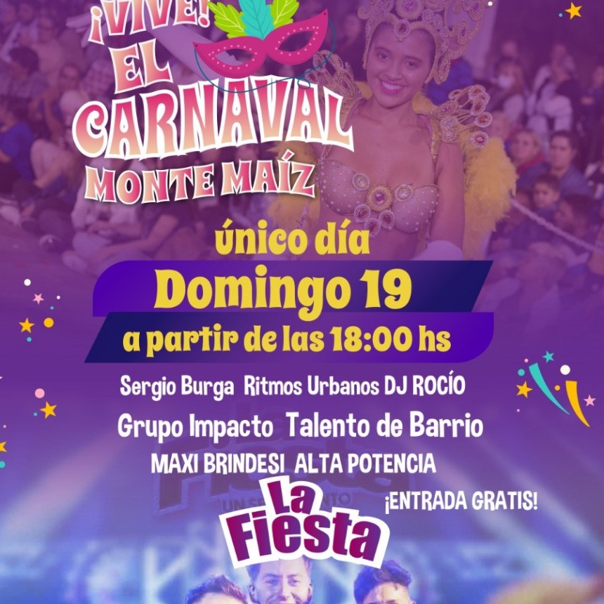 SE UNIFICÓ LA FECHA DE CARNAVAL