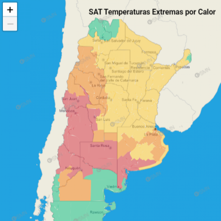 SIGUE EL ALERTA AMARILLO POR ALTAS TEMPERATURA