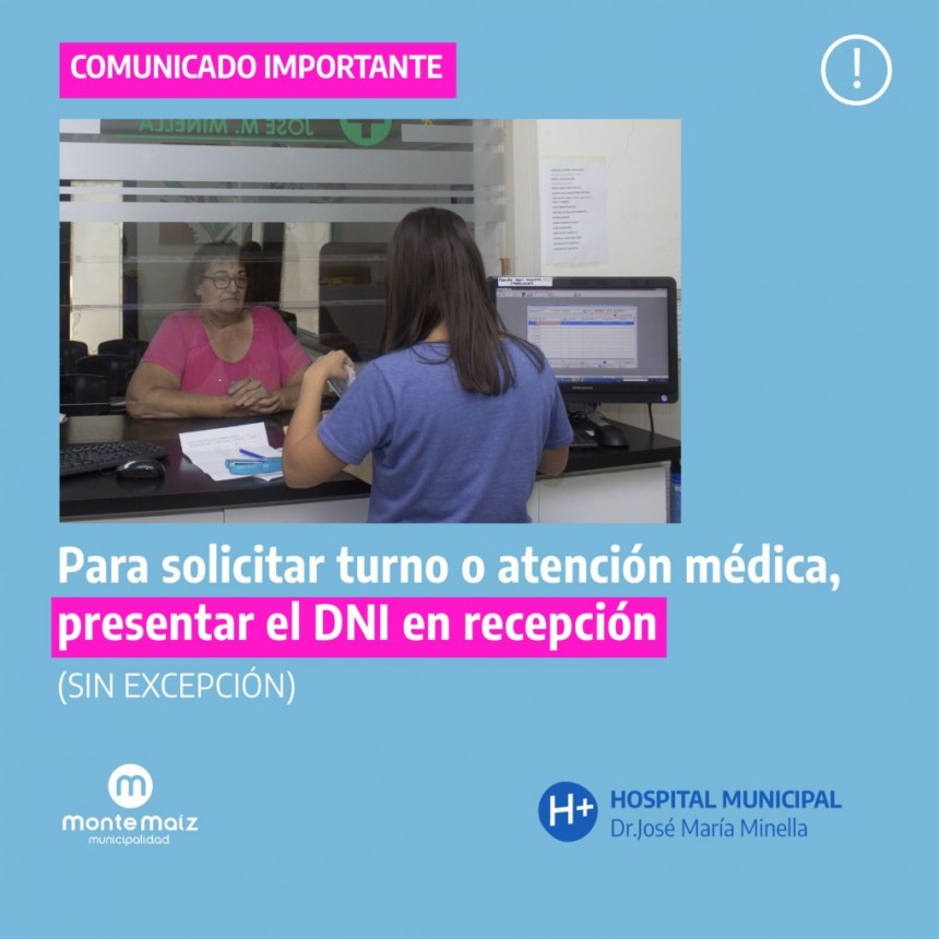 ATENCIÓN MÉDICA CON EL DNI