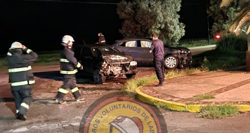 CHOQUE FRONTAL EN UNO DE LOS ACCESOS A LABORDE