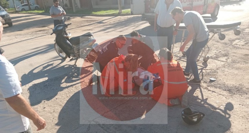 COLISIÓN ENTRE DOS MOTOS