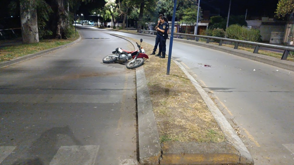 LESIONES GRAVES TRAS CAERSE DE LA MOTO