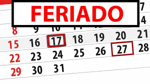 CALENDARIO DE FERIADOS Y DÍAS NO LABORABLES DE 2026