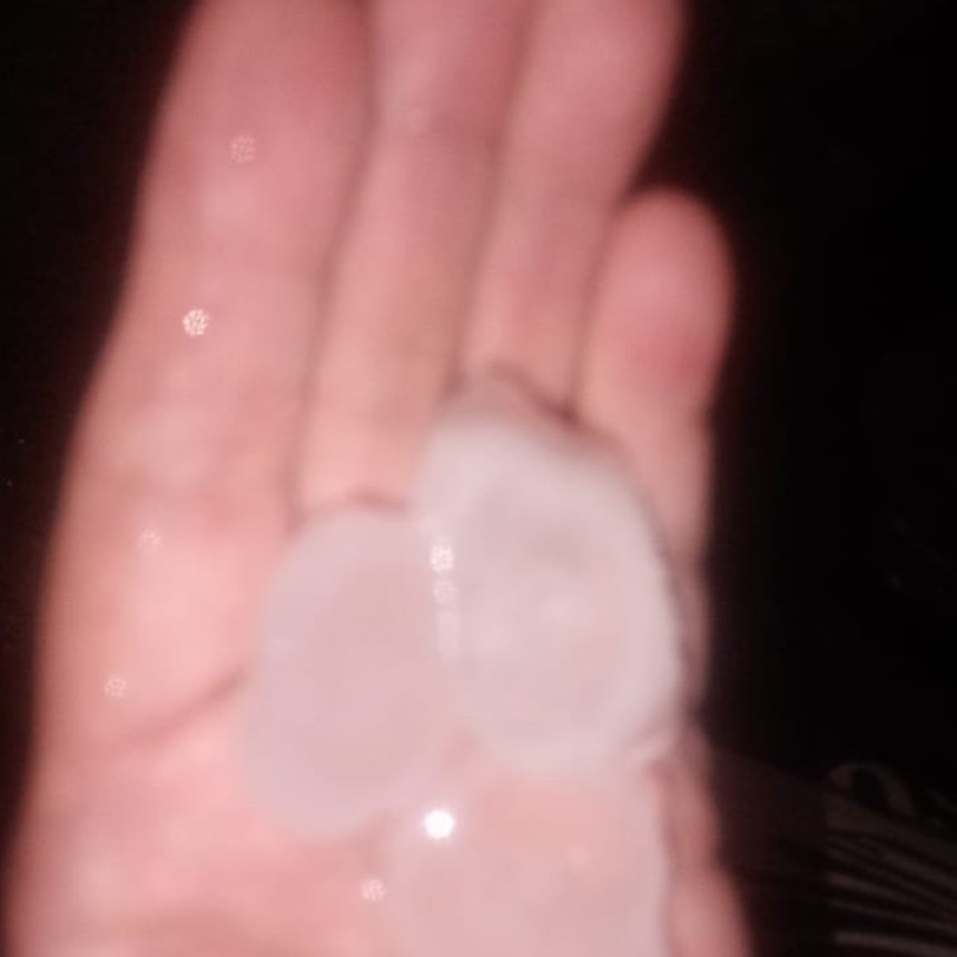 TEMPORAL DE GRANIZO Y VIENTO EN ISLA VERDE