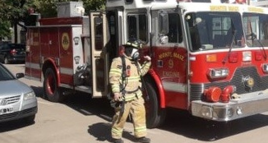 PRINCIPIO DE INCENDIO EN GARAGE DE UNA VIVIENDA