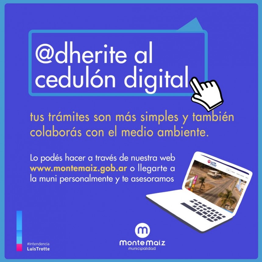 ADHESIÓN AL CEDULÓN DIGITAL