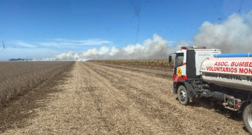 INCENDIO EN ZONA RURAL