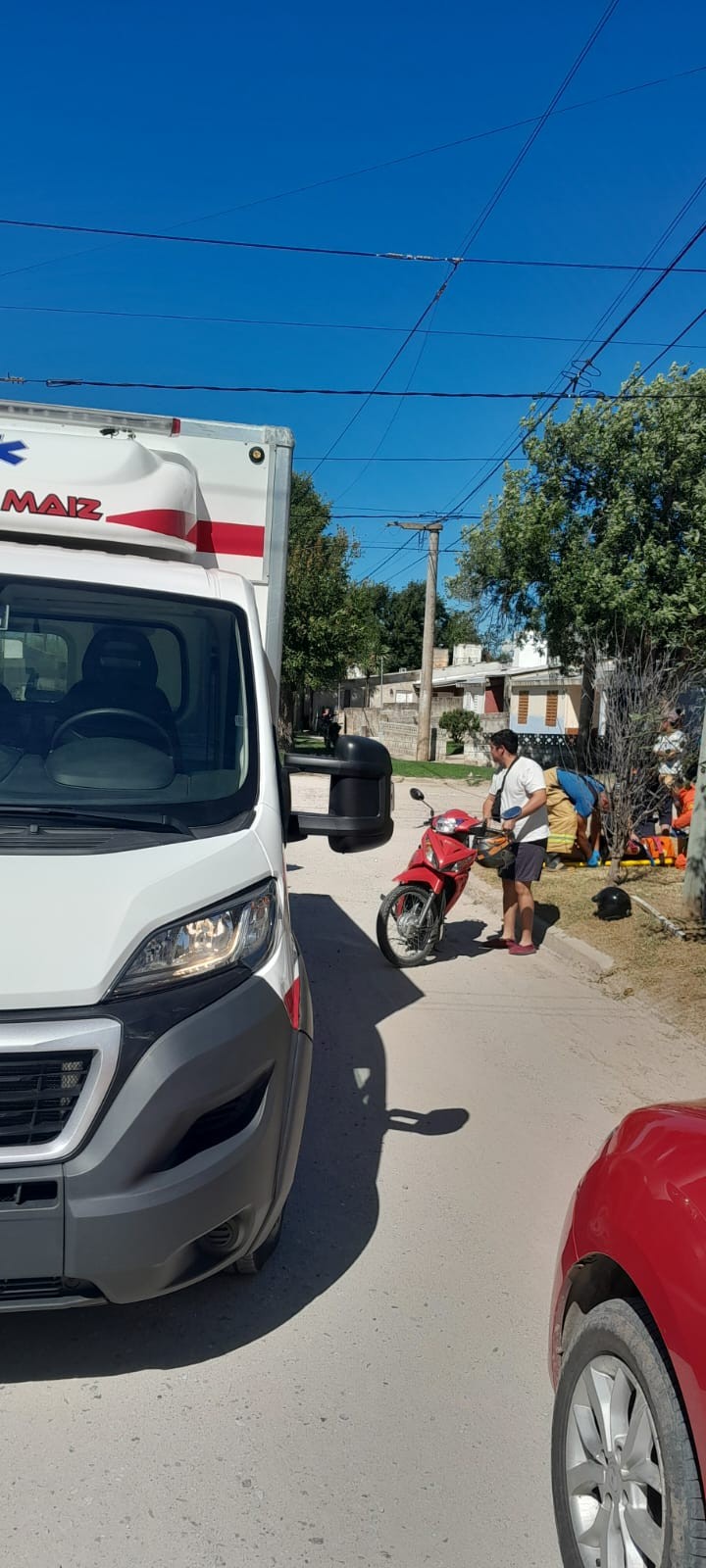 CHOQUE DE MOTOS EN BARRIO BARRACAS