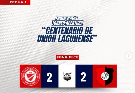 EMPATÓ LAMBERT EN LA PRIMERA FECHA DEL APERTURA