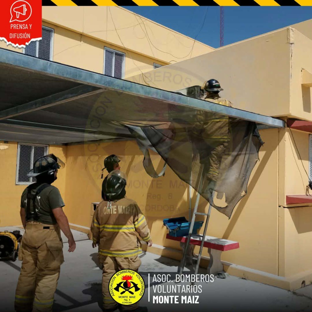 PRINCIPIO DE INCENDIO EN EL IPEM