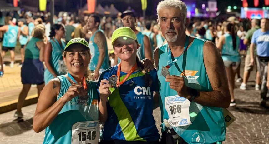 MARATONISTAS LOCALES EN LA PRUEBA DE ROSARIO