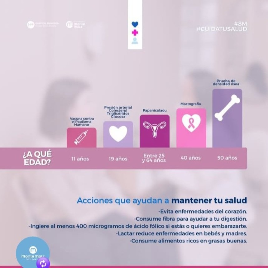 MENSAJE DEL HOSPITAL EN EL D&Iacute;A DE LA MUJER