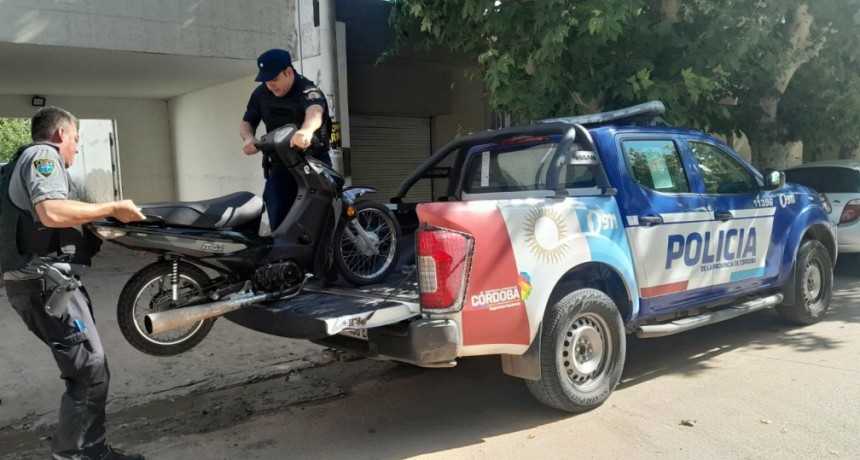 RECUPERAN MOTO SUSTRA&Iacute;DA EN ENERO EN MONTE MA&Iacute;Z