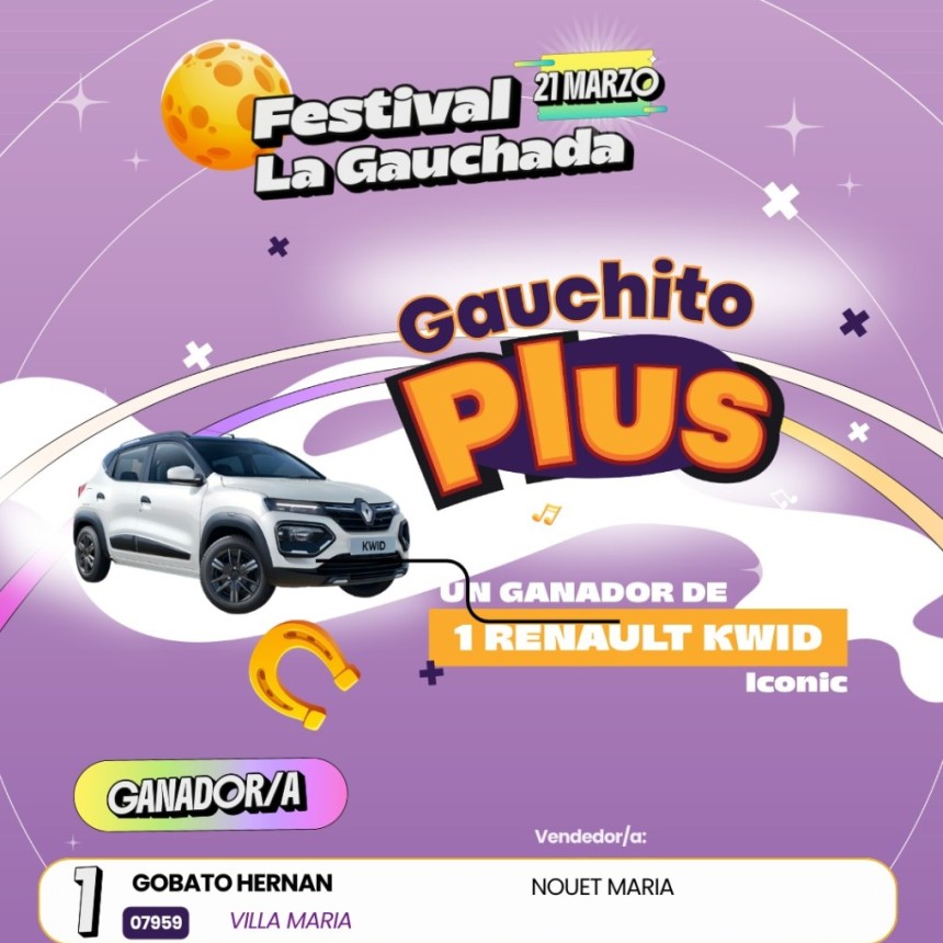 LOS GANADORES DE LA GAUCHADA