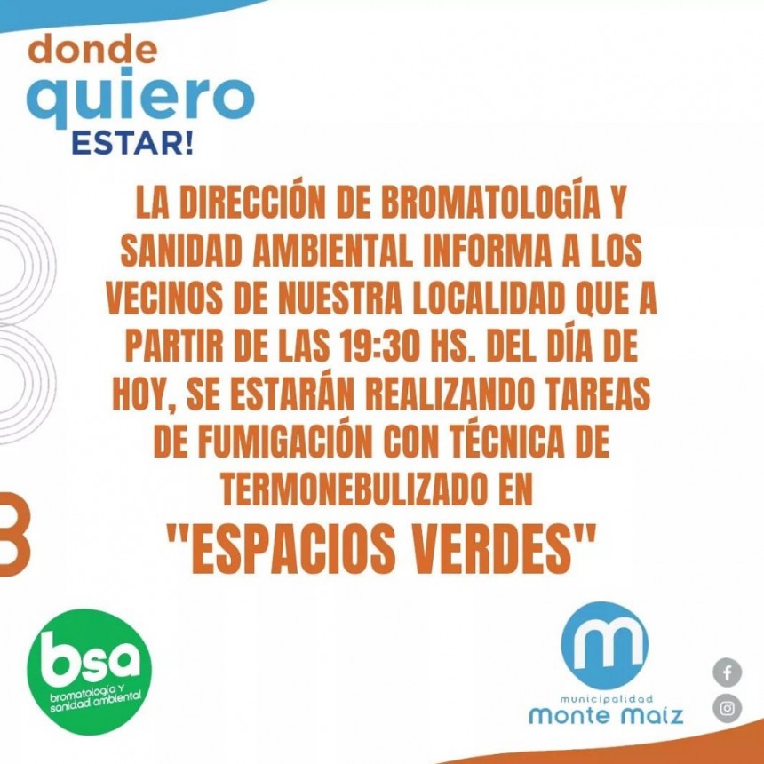 FUMIGACIÓN POR LOS MOSQUITOS