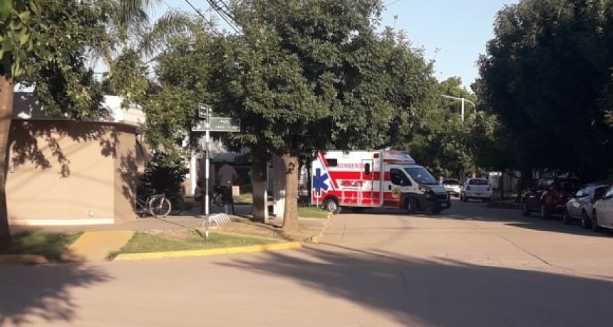 CAÍDA DE LA MOTO EN B° BARRACAS