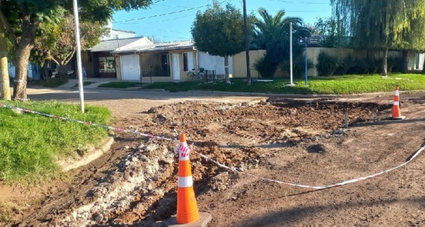 RECONSTRUCCIÓN DE BADÉN EN BARRIO BARRACAS