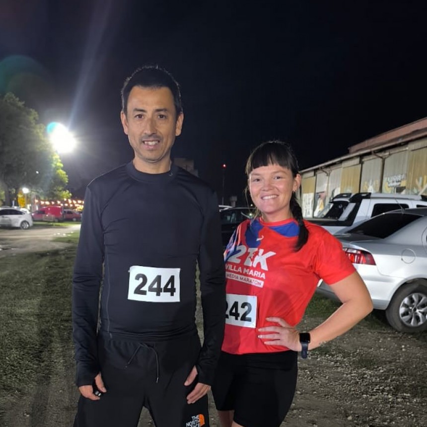 DOS ATLETAS LOCALES EN LA MARATÓN NOCTURNA DE MARCOS JUÁREZ