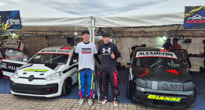 ALZAMENDI Y DÍAZ DEBUTARON EN LA CLASE 2 DEL CÓRDOBA PISTA