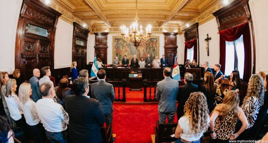 JURARON NUEVOS FISCALES DE LA PROVINCIA DE CÓRDOBA