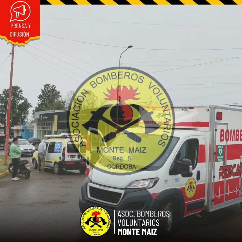 CHOQUE DE KANGOO Y MOTO EN ROTONDA OESTE