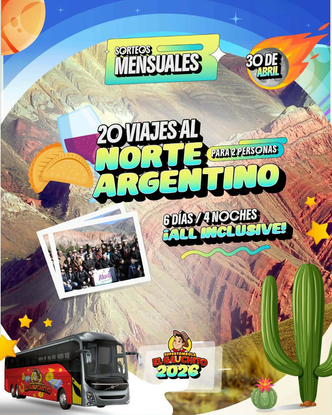 SALIERON LOS VIAJES AL NORTE ARGENTINO