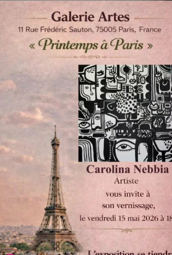 CAROLINA NEBBIA EXPONE SU OBRA EN PAR&Iacute;S
