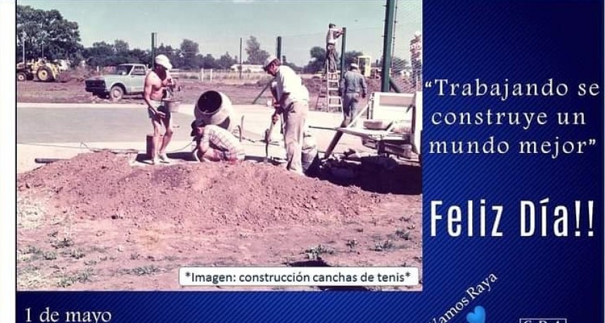 SALUDO POR EL DÍA DEL TRABAJADOR