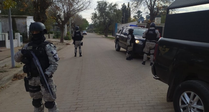 CONTROLES ANTINARCÓTICOS EN EL SUDESTE PROVINCIAL