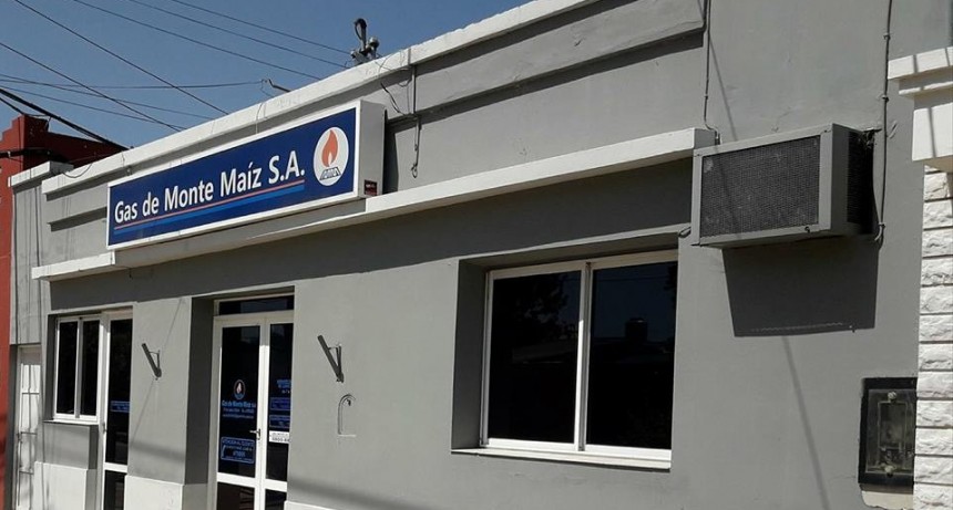 GAS DE MONTE MAÍZ CERRADO HASTA EL 31 DE MAYO