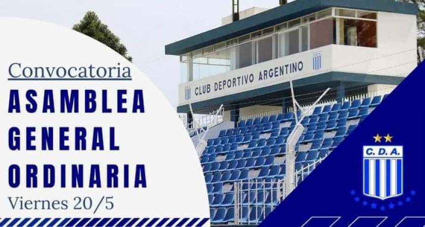 ASAMBLEA GENERAL ORDINARIA DE ARGENTINO