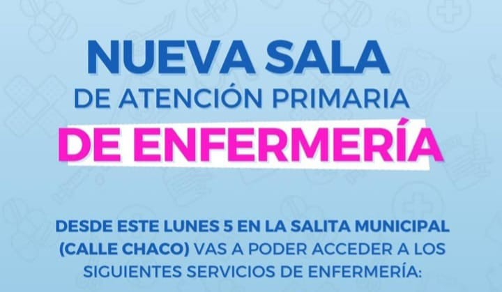 NUEVO ESPACIO CON ATENCIÓN PRIMARIA DE ENFERMERÍA