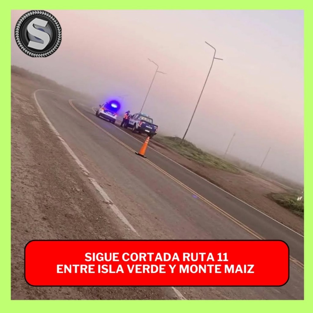 RUTA PROVINCIAL Nº 11 CORTADA 