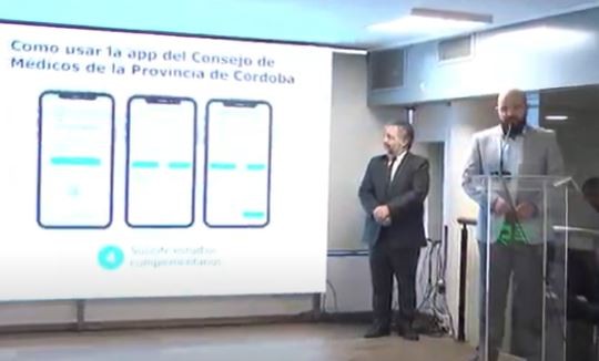 EMANUEL ROMERO DISEÑÓ LA APP DEL CONSEJO MÉDICO